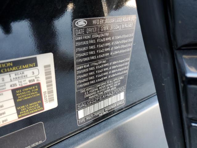 Продажа на аукционе авто 2017 Land Rover Range Rove, vin: SALGS2FEXHA370703, номер лота: 80763185