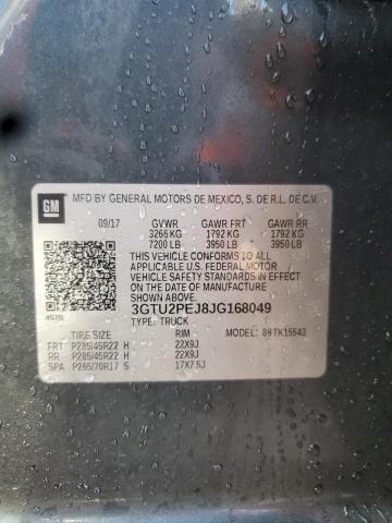 Aukcja sprzedaży 2018 Gmc Sierra, vin: 3GTU2PEJ8JG168049, numer aukcji: 71078545