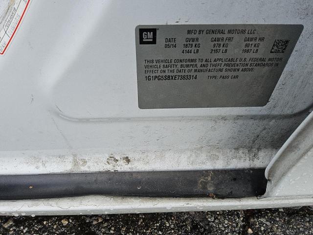 Продажа на аукционе авто 2014 Chevrolet Cruze, vin: 1G1PG5SBXE7383314, номер лота: 80020975