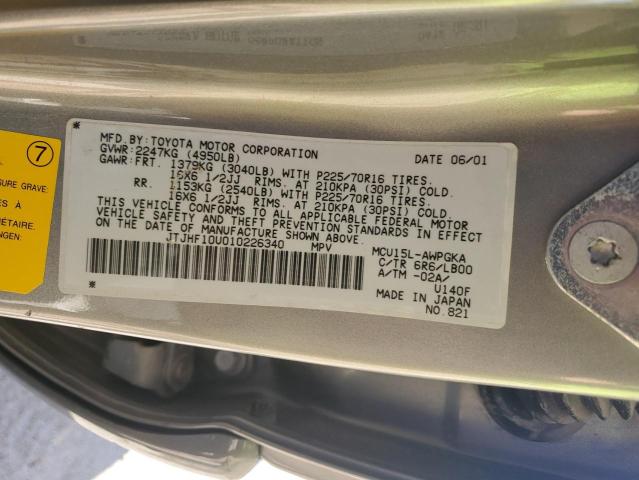 Продажа на аукционе авто 2001 Lexus Rx, vin: JTJHF10U010226340, номер лота: 84024085