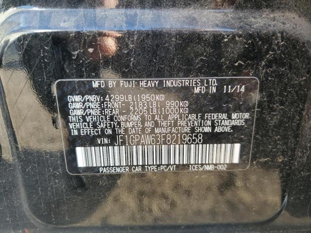 84285585 :رقم المزاد ، JF1GPAW63F8219658 vin ، 2015 Subaru Impreza Sp مزاد بيع