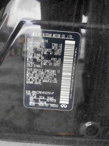 Aukcja sprzedaży 2019 Infiniti Qx80, vin: JN8AZ2NE4K9229147, numer aukcji: 84241015