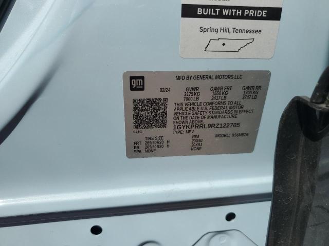 Продажа на аукционе авто 2024 Cadillac Lyriq, vin: 1GYKPRRL9RZ122705, номер лота: 82021905