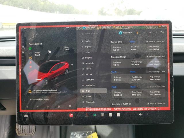 Aukcja sprzedaży 2024 Tesla Model 3, vin: 5YJ3E1EB9RF766354, numer aukcji: 84736455