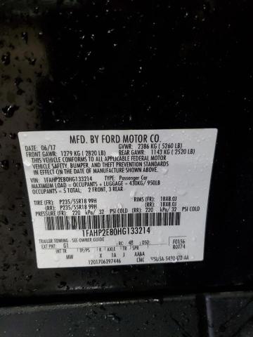 81562905 :رقم المزاد ، 1FAHP2E80HG133214 vin ، 2017 Ford Taurus Sel مزاد بيع