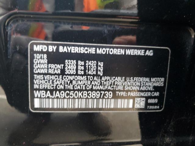 Продажа на аукционе авто 2019 Bmw 530e, vin: WBAJA9C50KB389739, номер лота: 81418465