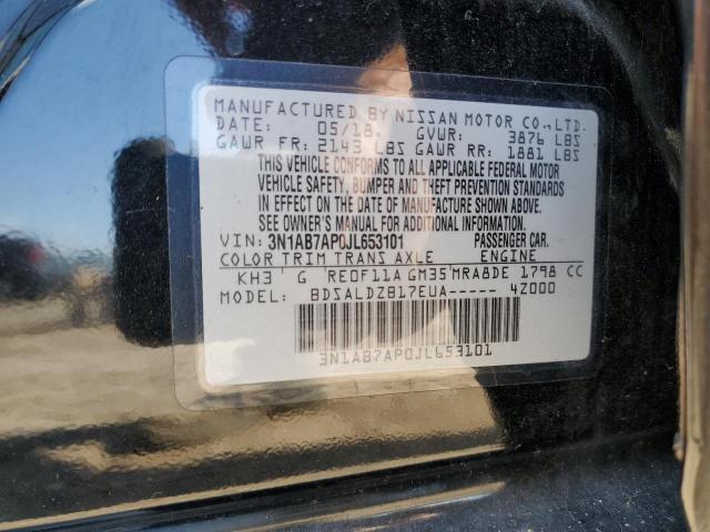 Продаж на аукціоні авто 2018 Niss Sentra, vin: 3N1AB7AP0JL653101, номер лоту: 84725595