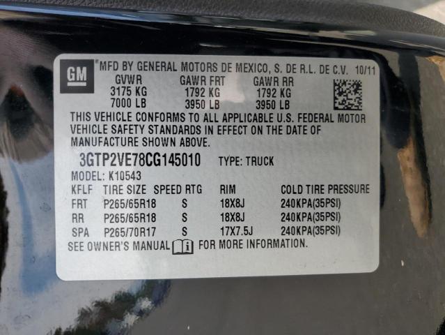 Продаж на аукціоні авто 2012 Gmc Sierra K15, vin: 3GTP2VE78CG145010, номер лоту: 80126375