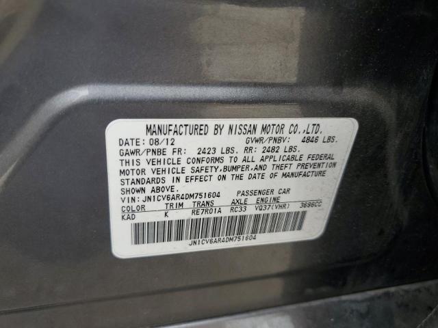 Продаж на аукціоні авто 2013 Infiniti G37, vin: JN1CV6AR4DM751604, номер лоту: 81792605