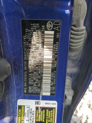 Aukcja sprzedaży 2016 Toyota Corolla L, vin: 2T1BURHE7GC610057, numer aukcji: 80804765