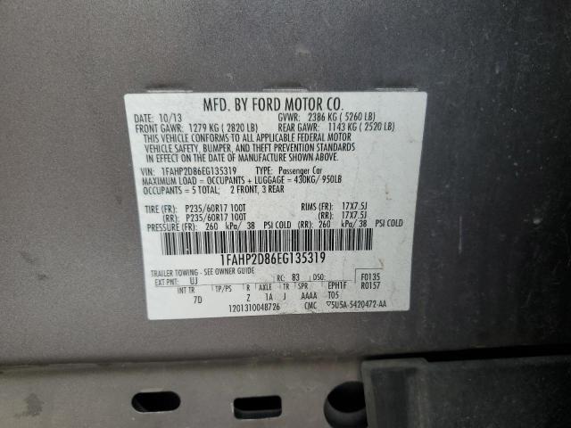 2014 Ford Taurus Se მანქანა იყიდება აუქციონზე, vin: 1FAHP2D86EG135319, აუქციონის ნომერი: 71276505