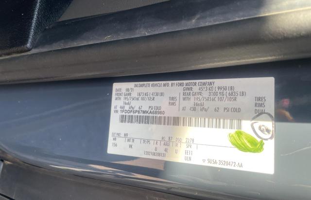 83754535 :رقم المزاد ، 1FDDF6P87MKA68980 vin ، 2021 Ford Transit T- مزاد بيع