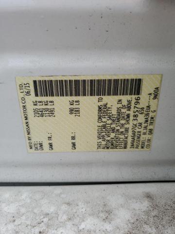 81426085 :رقم المزاد ، 1N4AA6AP7GC385796 vin ، 2016 Nissan Maxima 3.5 مزاد بيع