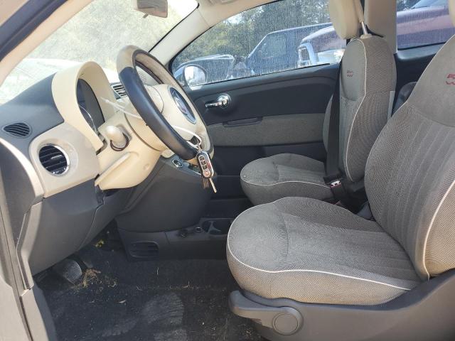 80553145 :رقم المزاد ، 3C3CFFCR8CT106362 vin ، 2012 Fiat 500 Lounge مزاد بيع