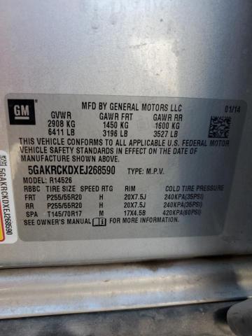 Продажа на аукционе авто 2014 Buick Enclave, vin: 5GAKRCKDXEJ268590, номер лота: 80333125