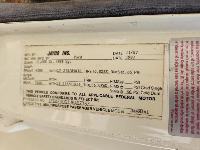 Продаж на аукціоні авто 1988 Jay Mh, vin: 1FDKE30G1JHA07367, номер лоту: 70204405