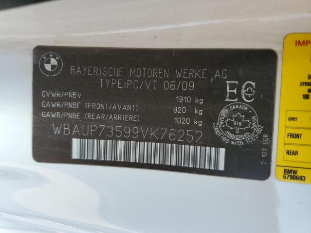 Продаж на аукціоні авто 2009 Bmw 128, vin: WBAUP73599VK76252, номер лоту: 80581615