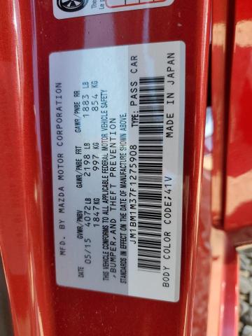Aukcja sprzedaży 2015 Mazda 3 Grand To, vin: JM1BM1M37F1275908, numer aukcji: 70012705