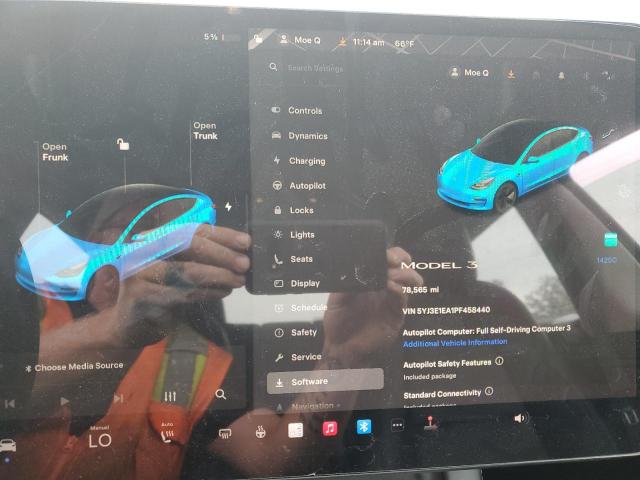 Aukcja sprzedaży 2023 Tesla Model 3, vin: 5YJ3E1EA1PF458440, numer aukcji: 80468995