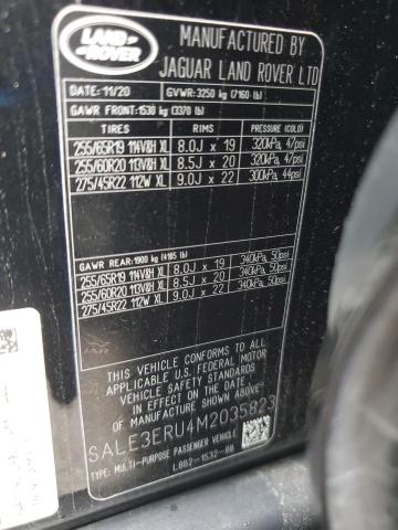 Aukcja sprzedaży 2021 Land Rover Defender 1, vin: SALE3ERU4M2035823, numer aukcji: 81151125
