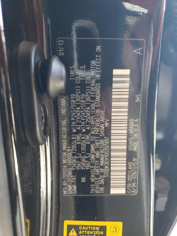 2013 Toyota Highlander მანქანა იყიდება აუქციონზე, vin: 5TDDK3EH1DS207897, აუქციონის ნომერი: 84033585