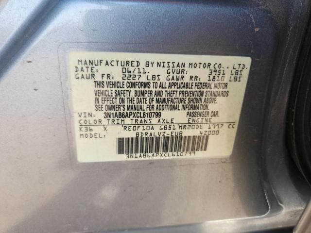 Aukcja sprzedaży 2012 Nissan Sentra 2.0, vin: 3N1AB6APXCL610799, numer aukcji: 70868065