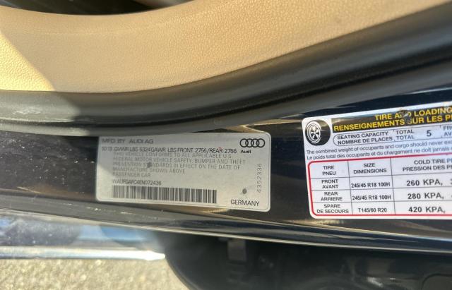 81596865 :رقم المزاد ، WAUFGAFC4EN072436 vin ، 2014 Audi A6 Premium مزاد بيع
