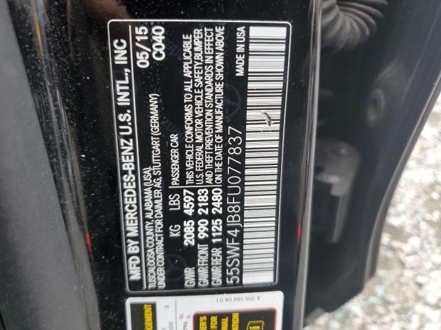 Auction sale of the 2015 Mercedes-benz C 300, vin: 55SWF4JB8FU077837, lot number: 71234885
