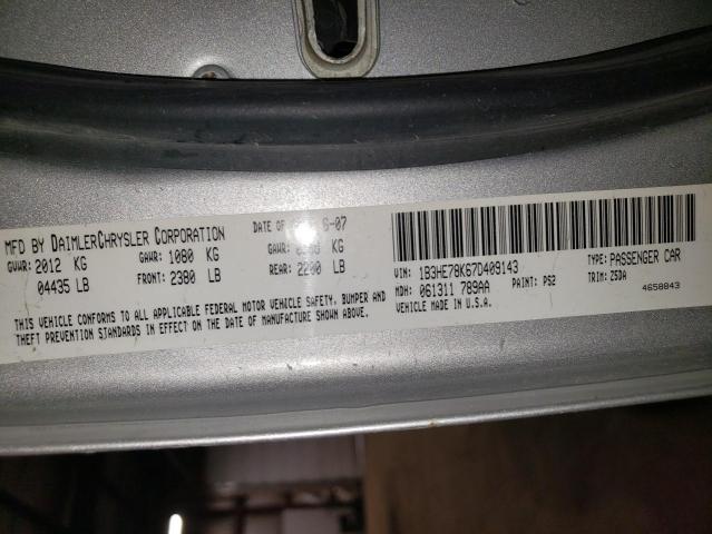 71726345 :رقم المزاد ، 1B3HE78K67D409143 vin ، 2007 Dodge Caliber R/ مزاد بيع