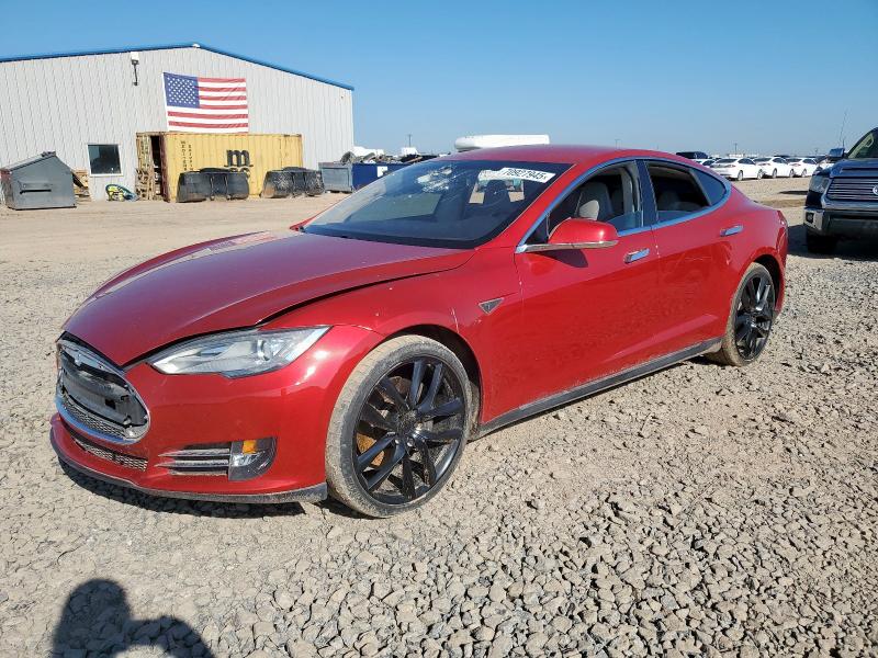 70927945 :رقم المزاد ، 5YJSA1S12EFP44225 vin ، 2014 Tesla Model S مزاد بيع