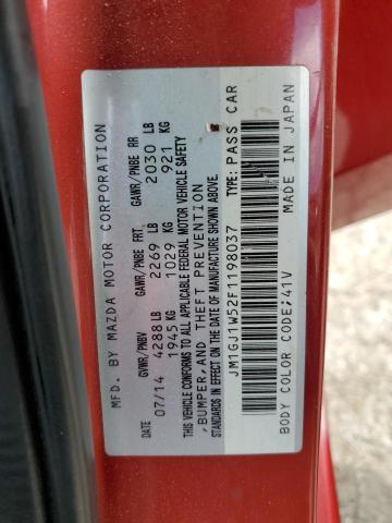 Продаж на аукціоні авто 2015 Mazda 6, vin: JM1GJ1W52F1198037, номер лоту: 84043755