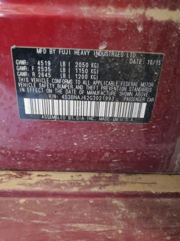 84221765 :رقم المزاد ، 4S3BNAJ62G3021993 vin ، 2016 Subaru Legacy 2.5i Limited مزاد بيع