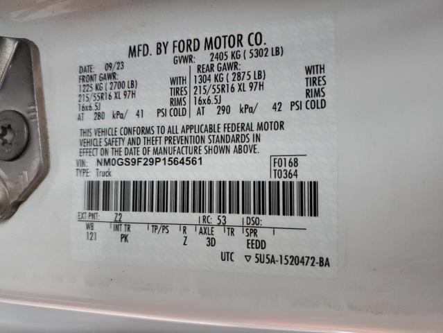 Продажа на аукционе авто 2023 Ford Transit Co, vin: NM0GS9F29P1564561, номер лота: 71889905