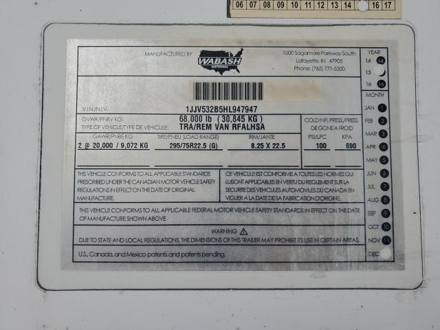 Продаж на аукціоні авто 2017 Waba Wabash Dry, vin: 1JJV532B5HL947947, номер лоту: 80528055