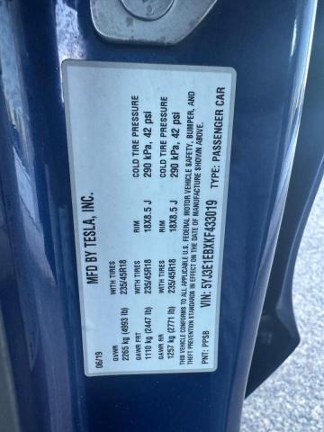 Продаж на аукціоні авто 2019 Tesla Model 3, vin: 5YJ3E1EBXKF433019, номер лоту: 71697765