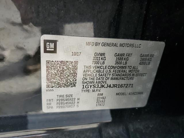 Продаж на аукціоні авто 2018 Cadillac Escalade E, vin: 1GYS3JKJ4JR167271, номер лоту: 81599575