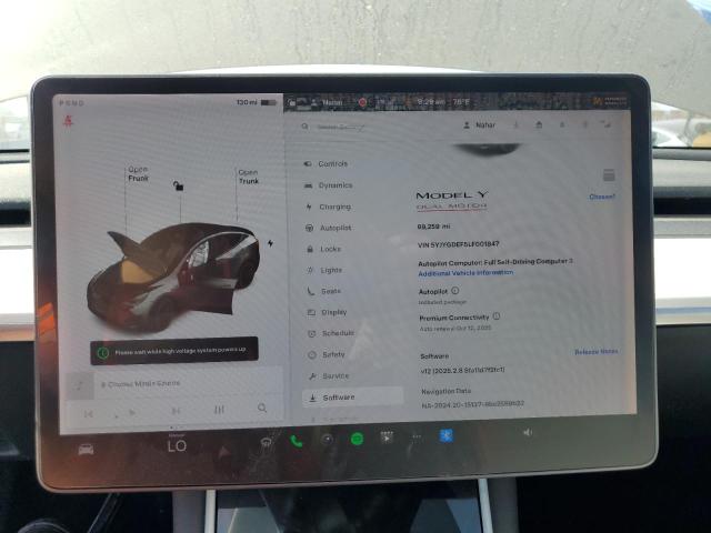Продаж на аукціоні авто 2020 Tesla Model Y, vin: 5YJYGDEF5LF001847, номер лоту: 81020565
