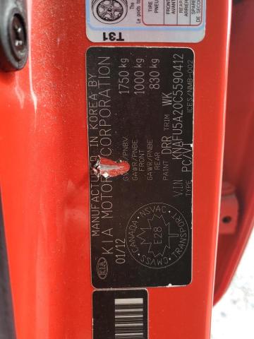Aukcja sprzedaży 2012 Kia Forte Ex, vin: KNAFU5A20C5590412, numer aukcji: 71704805
