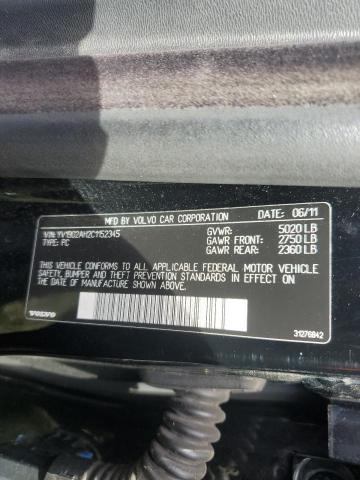 Продаж на аукціоні авто 2012 Volv S80 T6, vin: YV1902AH2C1152345, номер лоту: 80940885