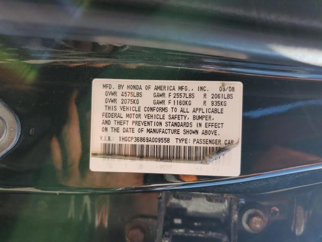 Aukcja sprzedaży 2009 Honda Accord Exl, vin: 1HGCP36869A009558, numer aukcji: 84448635
