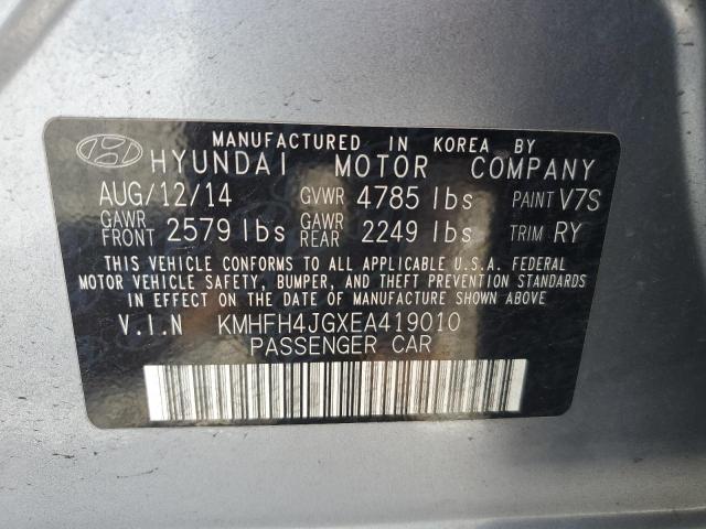 Aukcja sprzedaży 2014 Hyundai Azera, vin: KMHFH4JGXEA419010, numer aukcji: 80632425