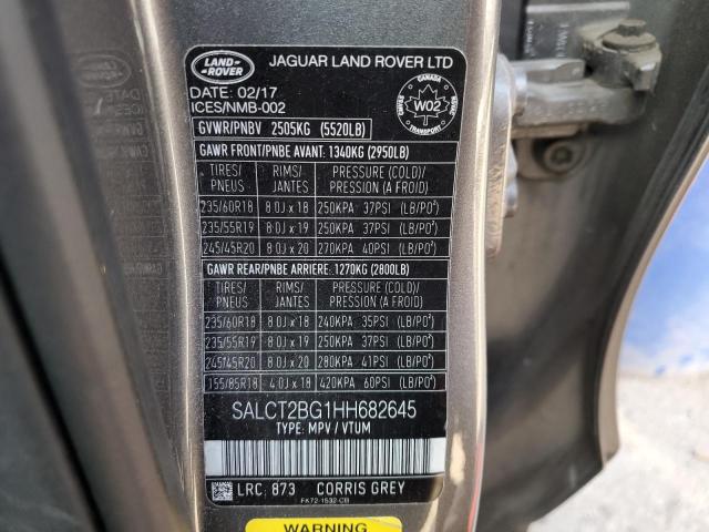 Продажа на аукционе авто 2017 Land Rover Discovery, vin: SALCT2BG1HH682645, номер лота: 80848165