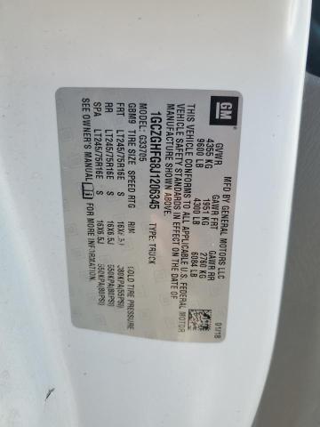 Aukcja sprzedaży 2018 Chevrolet Express G3500, vin: 1GCZGHFG8J1206345, numer aukcji: 69992125