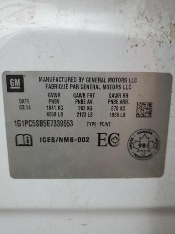 Aukcja sprzedaży 2014 Chevrolet Cruze, vin: 1G1PC5SB5E7339653, numer aukcji: 82103035