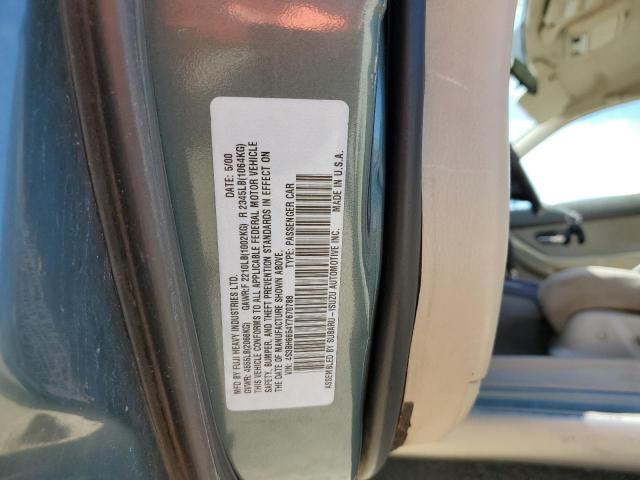 Aukcja sprzedaży 2000 Subaru Legacy, vin: 4S3BH6654Y7670788, numer aukcji: 70747385
