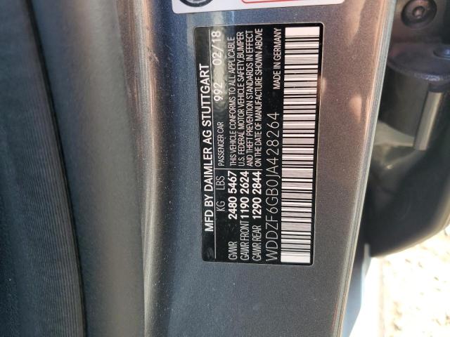 Продажа на аукционе авто 2018 Mercedes-benz E, vin: WDDZF6GB0JA428264, номер лота: 71779205