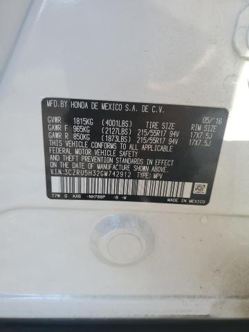 Продажа на аукционе авто 2016 Honda Hr-v, vin: 3CZRU5H32GM742912, номер лота: 81408205