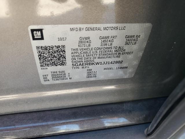 81163505 :رقم المزاد ، 5GAERBKW1JJ142802 vin ، 2018 Buick Enclave Es مزاد بيع