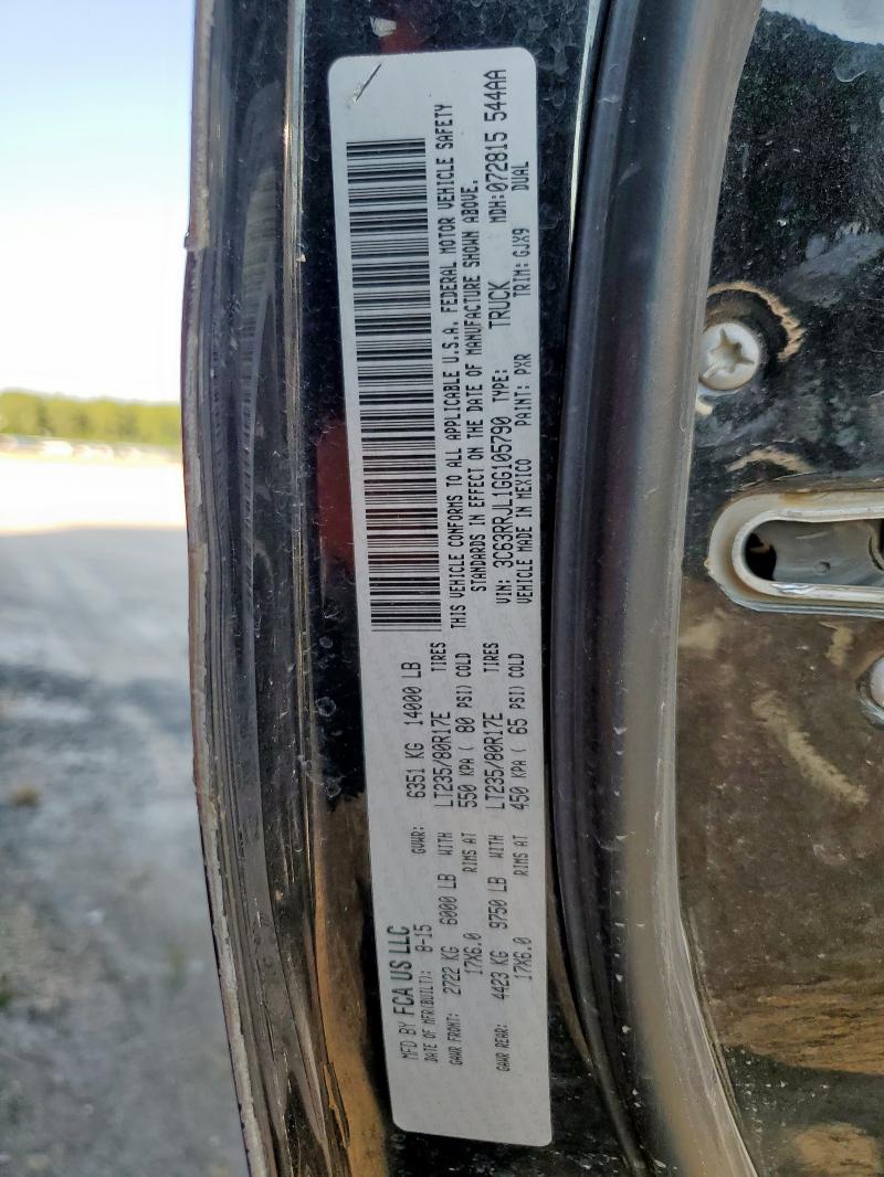 2016 Ram 3500 Laramie Crew Ca მანქანა იყიდება აუქციონზე, vin: 3C63RRJL1GG105790, აუქციონის ნომერი: 71197405
