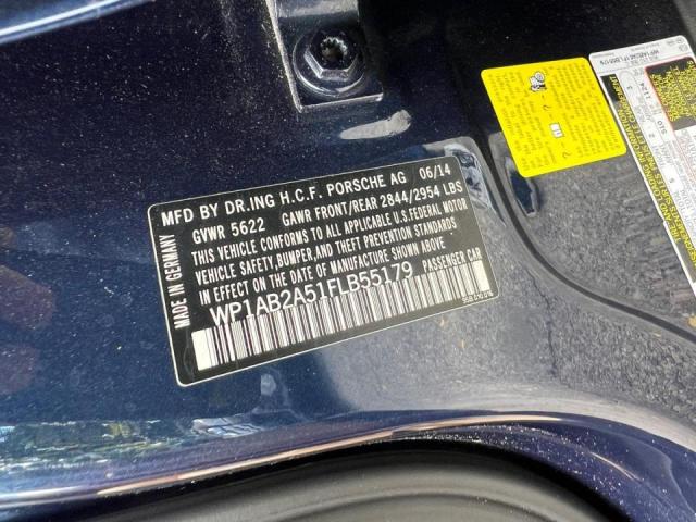 84583715 :رقم المزاد ، WP1AB2A51FLB55179 vin ، 2015 Porsche Macan S مزاد بيع